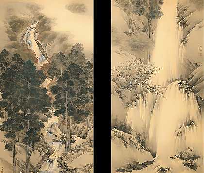 春秋瀑布`Waterfall in Spring and Autumn