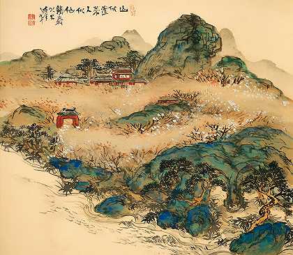 蓬莱仙山`Mount Penglai Mountain of Immortals