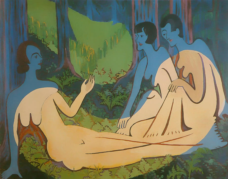 森林里的三个女人`Three Women in the Forest
