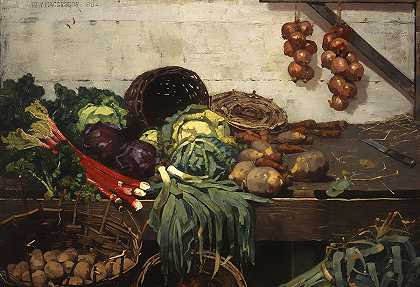 蔬菜摊`The Vegetable Stall