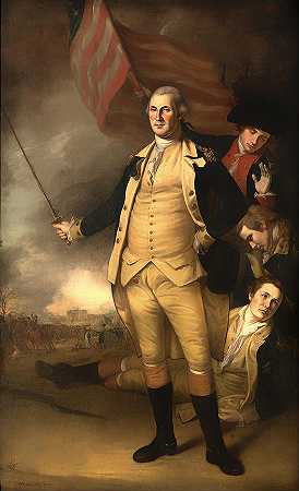 普林斯顿战役中的乔治·华盛顿`George Washington at the Battle of Princeton