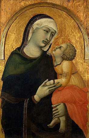 麦当娜和奇德`Madonna with Chid by Pietro Lorenzetti