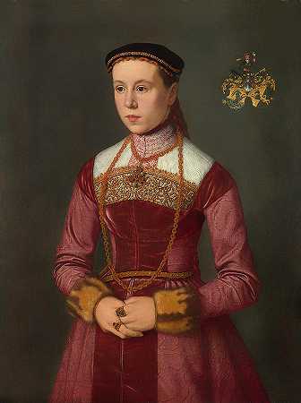 一位年轻女士的肖像`Portrait of a Young Lady
