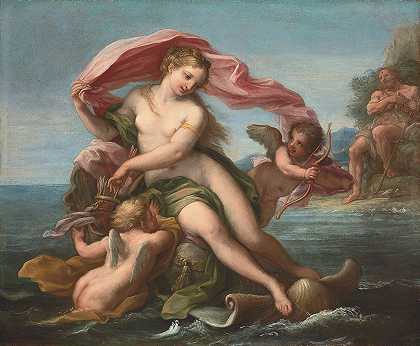 加拉蒂亚的胜利`The Triumph Of Galatea by Giuseppe Bartolomeo Chiari