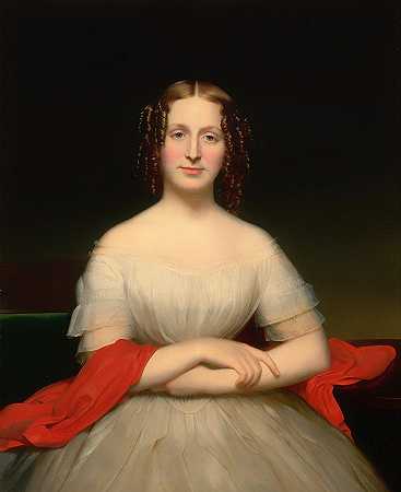 菲迪莉亚·马歇尔画像`Portrait of Fidelia Marshall
