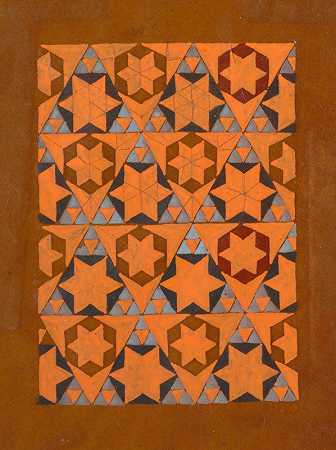 机织物的设计`Design for a Woven Fabric (1825–50)