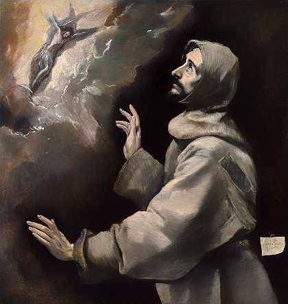 圣方济各接受圣名`Saint Francis Receiving the Stigmata