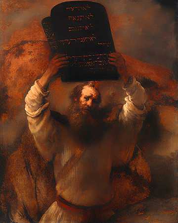 摩西与十诫`Moses with the Ten Commandments