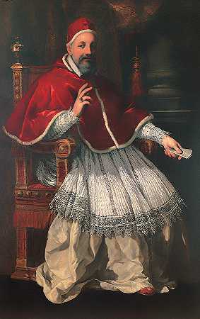 教皇乌尔班八世画像`Portrait of Pope Urban VIII