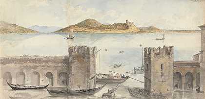 d和端口阿罗娜`Port dArona (1795) by Charles Gore