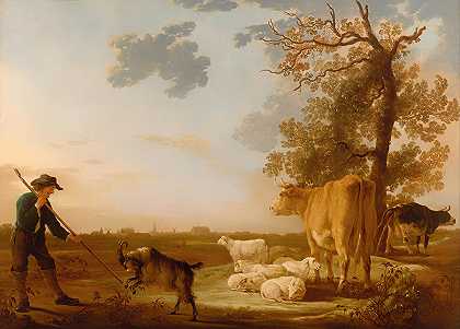 牛群景观`Landscape With Cattle
