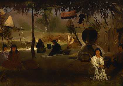 加利福尼亚印第安人营地`California Indian Camp