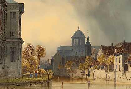 比利时汉斯威克-梅切伦圣母教堂景观`A View Of The Church Of Our Lady Of Hanswijk – Mechelen Belgium