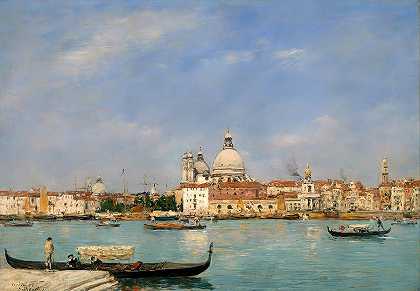 威尼斯——圣乔治向圣玛丽亚·德拉致敬`Venice – Santa Maria Della Salute From San Giorgio