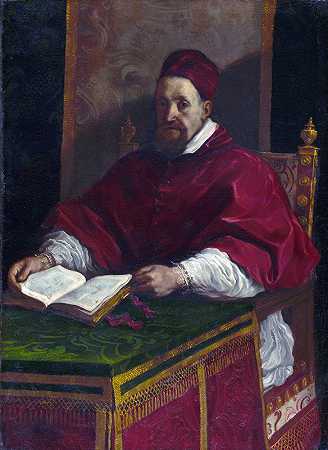 教皇格雷戈里十五世`Pope Gregory XV by Guercino
