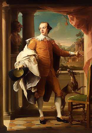 温德姆·克纳什布尔·温德姆爵士肖像`Portrait Of Sir Wyndham Knatchbull-wyndham