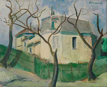 花园别墅`Villa in the Garden (1930) by Cyprián Majerník