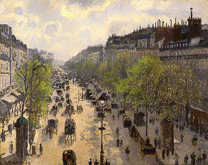 蒙马特大道-春天`Boulevard Montmartre – Spring