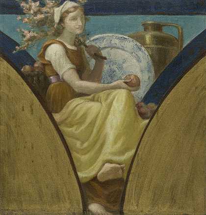 诺曼底（沃苏尔）`Normandie (Voussure) (1888~1893) by Paul Milliet