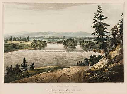 桑迪山附近的景色`View near Sandy Hill (1822~1823) by William Guy Wall