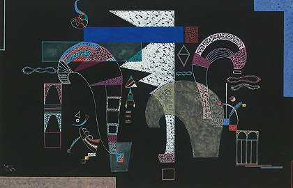 白色的形状`La Forme Blanche (1939) by Wassily Kandinsky