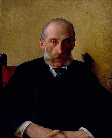 伊西多·格维希肖像`Portrait Of Isidor Gewitsch