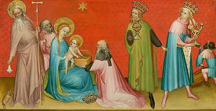 圣安东尼修道院院长对三博士的崇拜`Adoration Of The Magi With Saint Anthony Abbot