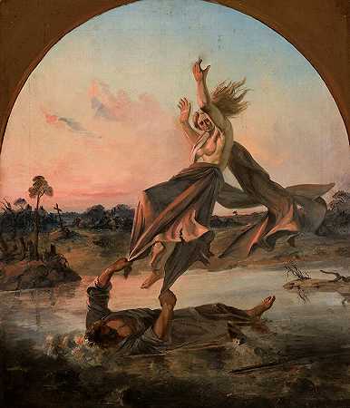 瘟疫空气`Pestilent air (1856) by Ignacy Gierdziejewski