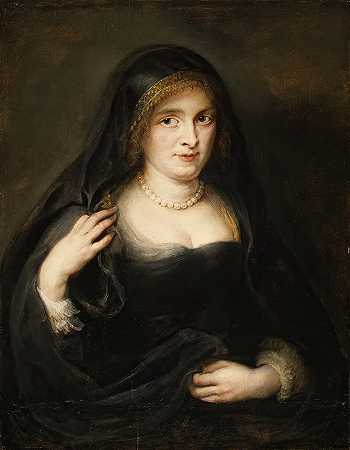 女性肖像，可能是苏珊娜·伦登（苏珊娜·福蒙特，1599-1628）`Portrait of a Woman, Probably Susanna Lunden (Susanna Fourment, 1599–1628) (ca. 1625–27) by Peter Paul Rubens