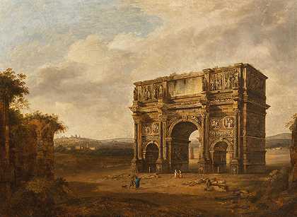 君士坦丁拱门`The Arch of Constantine by Giacomo van Lint