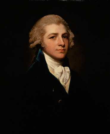 理查德·帕尔默肖像`Portrait of Richard Palmer (1787) by George Romney