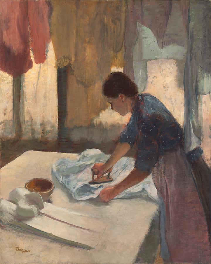 熨衣服的女人`Woman Ironing