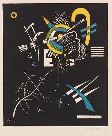 小世界七`Kleine Welten VII (1922) by Wassily Kandinsky