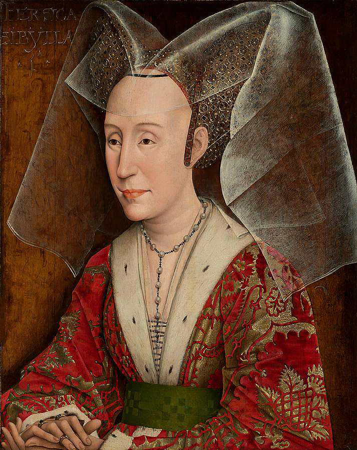 葡萄牙伊莎贝拉肖像`Portrait of Isabella of Portugal