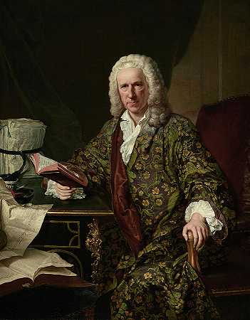 马克·德维莱尔肖像-国王秘书`Portrait of Marc de Villiers – Secretaire du roi