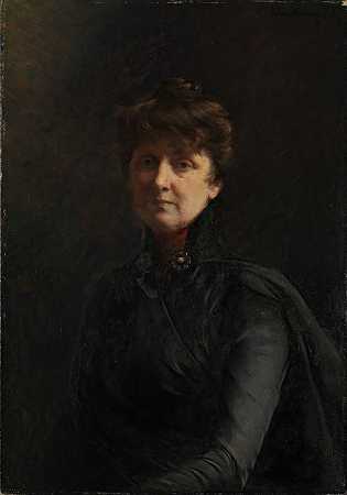 自画像`Selvportrett (1911) by Asta Nørregaard