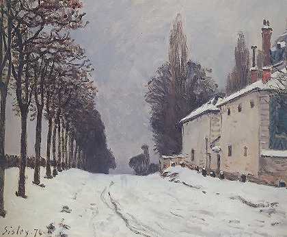 路上的雪`Snow on the Road Louveciennes