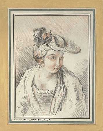 女校长`Vrouwenkop (1791) by Elzenerus Helmigh