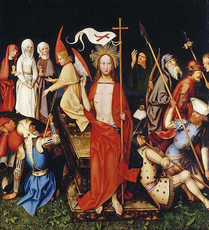 复活`Resurrection (1501) by Hans Holbein The Elder