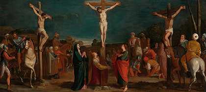 与盗贼一起受难`Crucifixion With Thieves by Bartolomeo Carducci