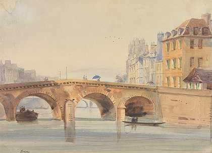 九号桥`The Pont Neuf by Thomas Shotter Boys