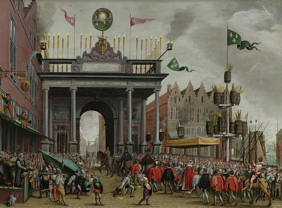 安茹公爵愉快地进入安特卫普`The Joyous Entry of the Duke of Anjou – Antwerp
