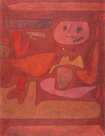 困惑的人`The Man of Confusion (1939) by Paul Klee
