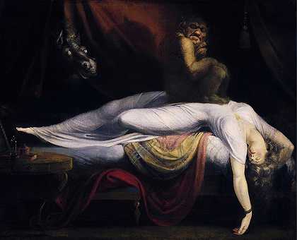 噩梦`The Nightmare (1781) by Henry Fuseli