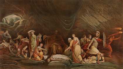 死刑法庭`The Court Of Death by Rembrandt Peale