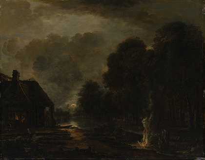 法瑞尔`The Farrier (early or mid~1650s) by Aert van der Neer