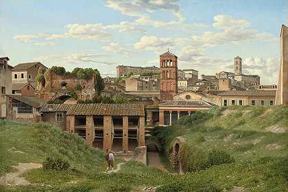 泄殖腔景观-罗马`View of the Cloaca Maxima – Rome