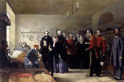 维多利亚女王第一次看望受伤的士兵`Queen Victoria\’s First Visit to Her Wounded Soldiers