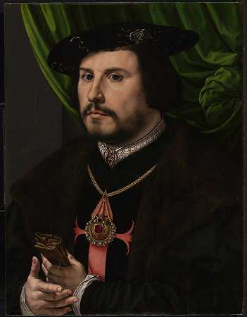 弗朗西斯科·德洛斯·科博斯和莫利纳肖像`Portrait Of Francisco De Los Cobos Y Molina by Jan Gossaert