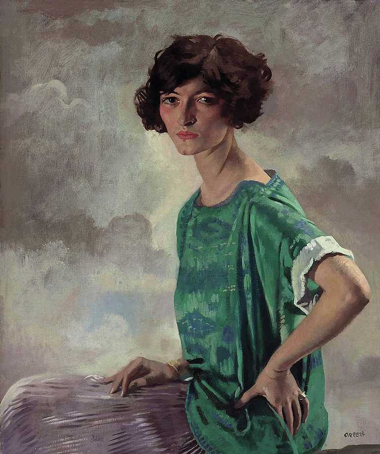 格特鲁德·桑福德肖像`Portrait of Getrude Sanford